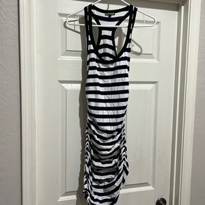 Express tight stripe dress SIZE SMALL